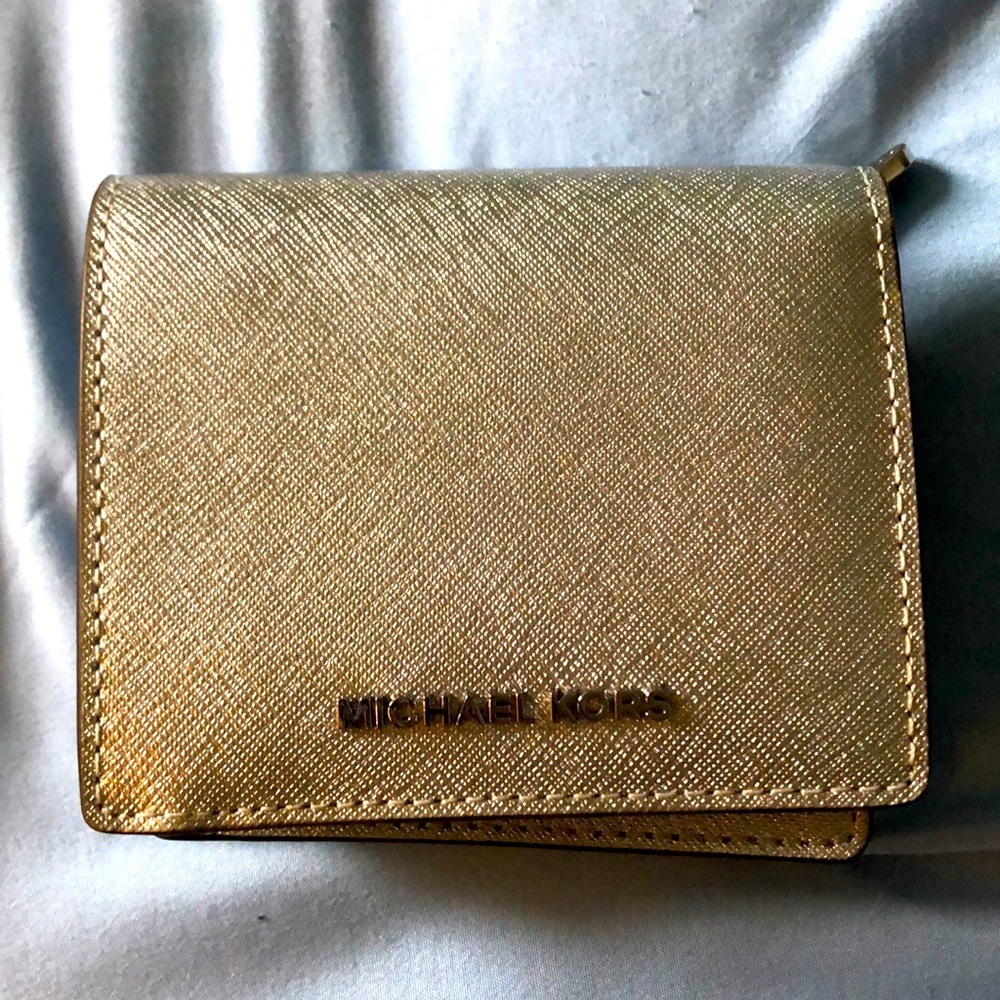 Silver Michael kors wallet